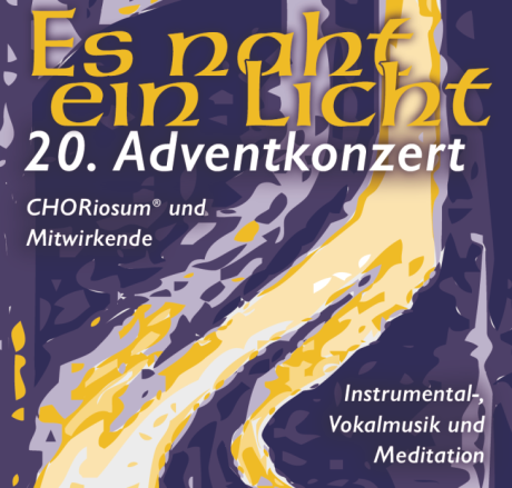 Flyer Adventkonzert Es naht ein Licht