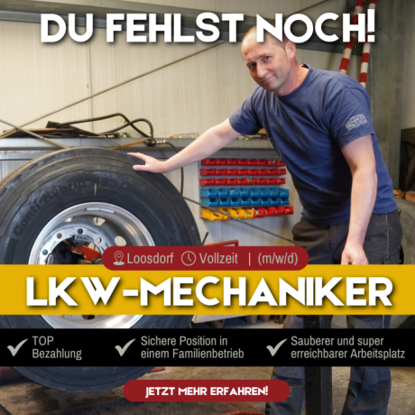 Super Stellenangebot für Mechaniker