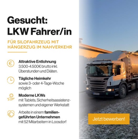 LKW Fahrer bei Silo Maierhofer